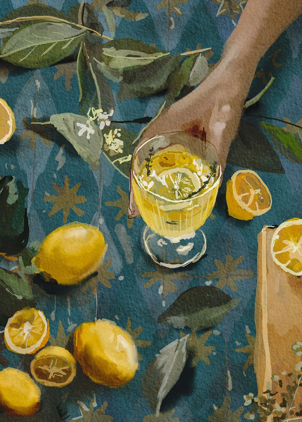 Lemon Cocktail — Ekaterina Zagorska Art